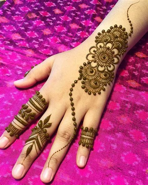 Simple Stylish Back Hand Mehndi Designs Front Hand Full Hand Design Talk