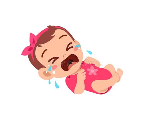 Crying Baby Girl Clipart Pictures