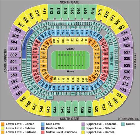 Bank of america stadium football seating chart. Bank Of America Stadium Seat Map