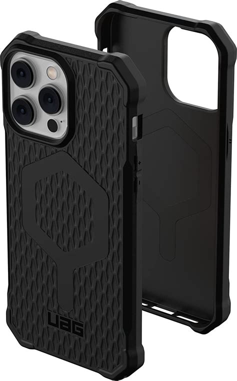 Urban Armor Gear Uag Funda Diseñada Para Iphone 14 Pro Max Con Carga Magnética Negra Essential