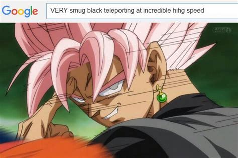 Now we just need to give him an afro and he'll be just like that tfs version. Goku Black is best meme. | DragonBallZ Amino