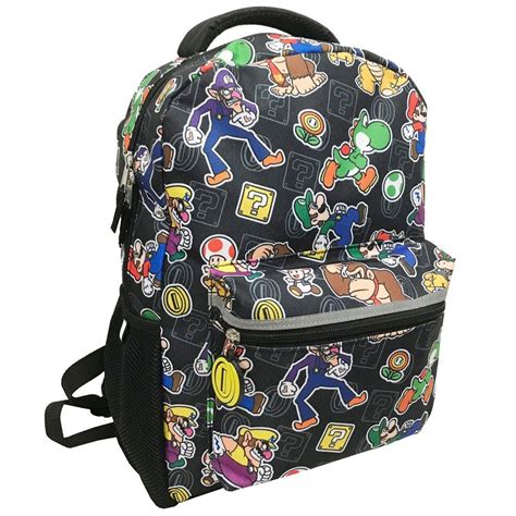 Nintendo Super Mario 16 Kids Backpack Multi Colored Kids Backpacks