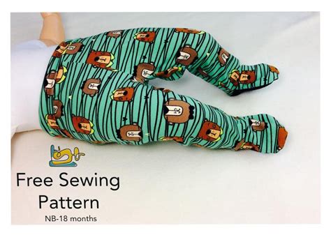 Footed Pants Free Sewing Pattern And Tutorial Newborn To 18 Months