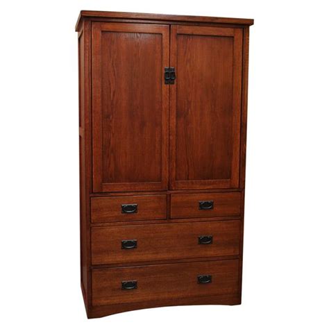 Deluxe Mission Armoire Armoires Barn Furniture Craftsman