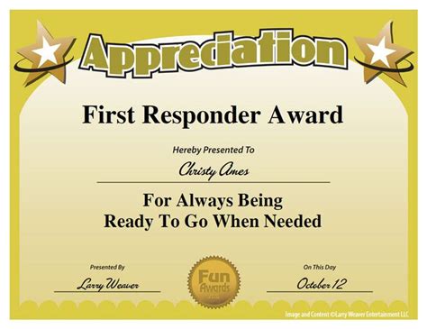 Top 10 List Funny Awards Funny Awards Certificates Employee Awards
