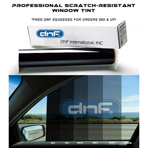 Dnf 50ft 1ply Window Tint Film 5 Shade 36 X 50 Ft For Carhome