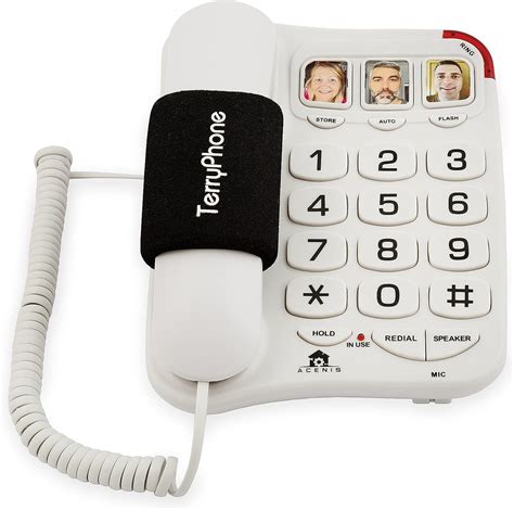 Big Button Phone For Seniors Corded Landline Telephone