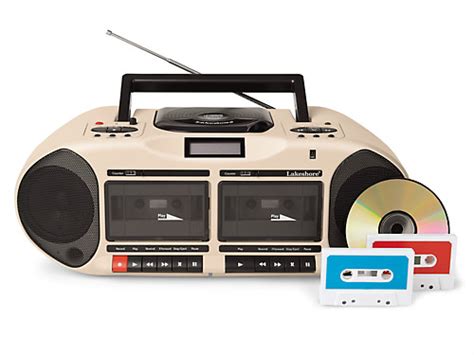 Classroom Cd And Dual Cassette Player At Lakeshore Learning