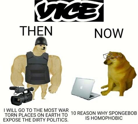 Vice News Then V Now Swole Doge Vs Cheems Know Your Meme