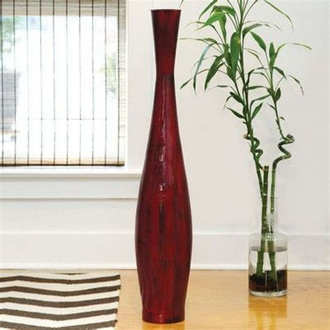 20 Classy Red Floor Vase Design To Fill Empty Space Paintedvasesideas Floor Vase Large Vases