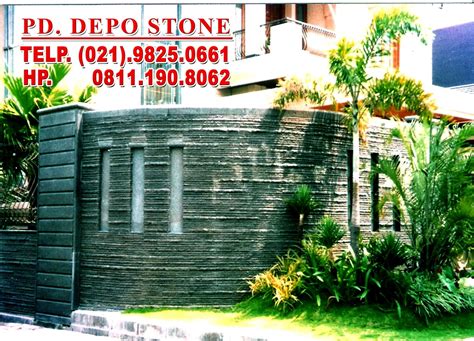 Batu Alam Depo Stone Bintaro: CONTOH PEMASANGAN DAN NAMA ...