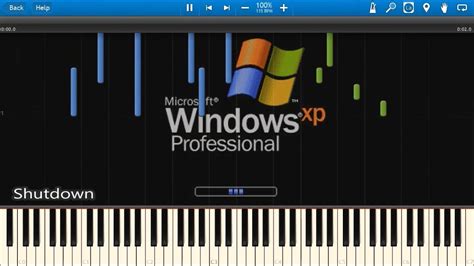 Windows Startup And Shutdown Sounds In Synthesia Youtube