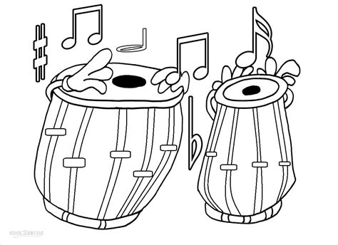 Desenhos De Notas Musicais Para Colorir Páginas Para Impressão Grátis