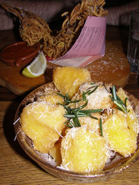 These scagnuozzi (meaning henchmen) are yummy treats that every pizzeria sells as a street. Polenta. "Jamie Oliver's Italian" . London | Food, Dinner ...