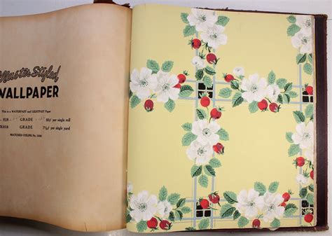 48 Vintage Wallpaper Sample Books