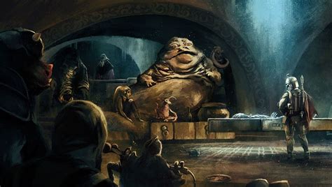 Star Wars Pieces Of Jabba The Hutt Fan Art Fit For His Palace