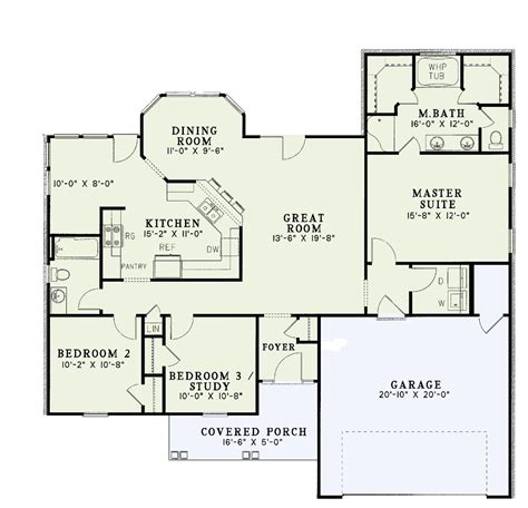 Traditional Split Bedroom Floor Plan Sdl Custom Homes