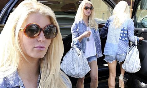 Jessica Simpson Slips Back Into Daisy Dukes And Shows Off Legs