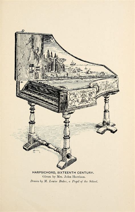 Harpsichord Drawing At Explore Collection Of