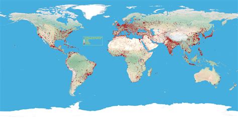 Population Map Of The World