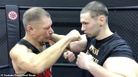 Russian Popeye Bodybuilder Is Thrashed In Three Minutes In MMA Bout Daily Mail Online