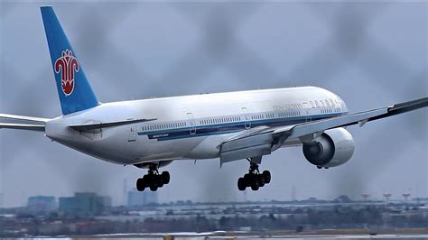 China Southern B777 300er Arrival At Toronto Pearson New Service