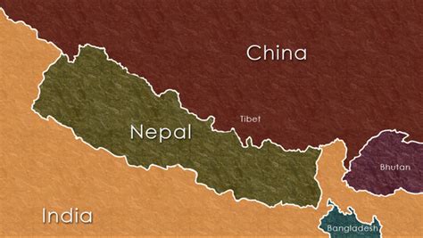 Map Of China India And Nepal United States Map