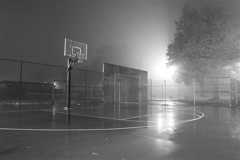 Basketball Court Soft Black And White George Chesley Pa Flickr