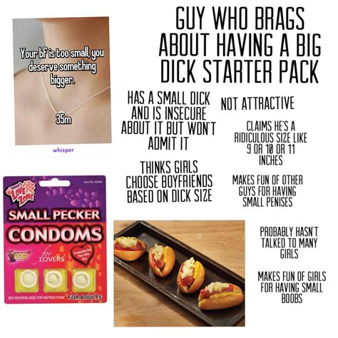 Guy Who Brags About Having A Big Dick Starter Pack R Starterpacks