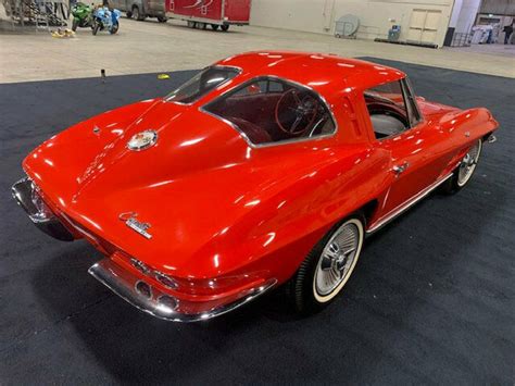 1963 Corvette Split Window 340hp 4 Speed Real Redred 40000 Actual