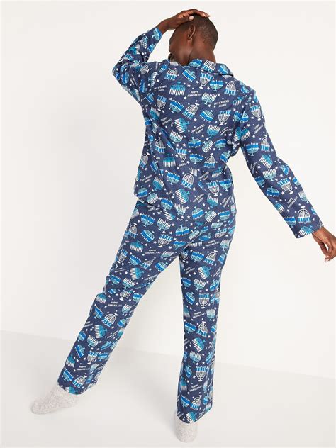 Matching Printed Flannel Pajama Set For Women Old Navy