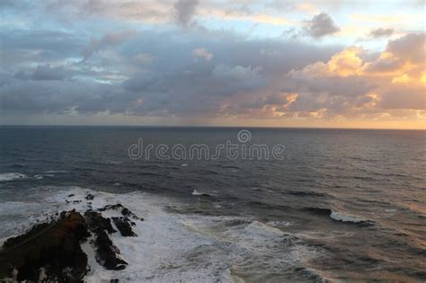 Sunset In Byron Bay Near Lighthouse Stock Photo Image Of Landmark