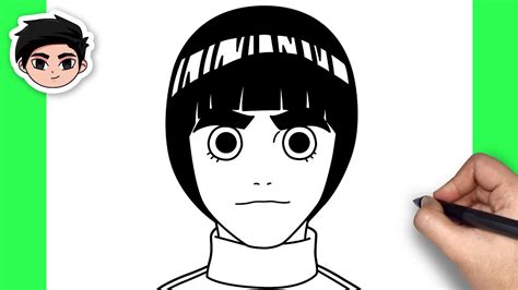 How To Draw Rock Lee Naruto Easy Step By Step Easy Drawings