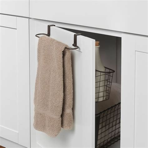 Luxury hotel & spa bath towel 100% genuine turkish cotton most popular: Spectrum Steel Grid Over-the-Door Towel Bar/Basket | Bed ...