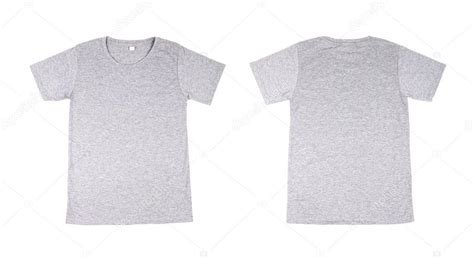 Free 3864 Grey T Shirt Template Front And Back Yellowimages Mockups