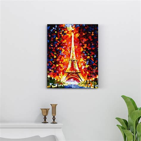 Edenpocket™ Paint By Numbers Eiffel Tower Pointillism