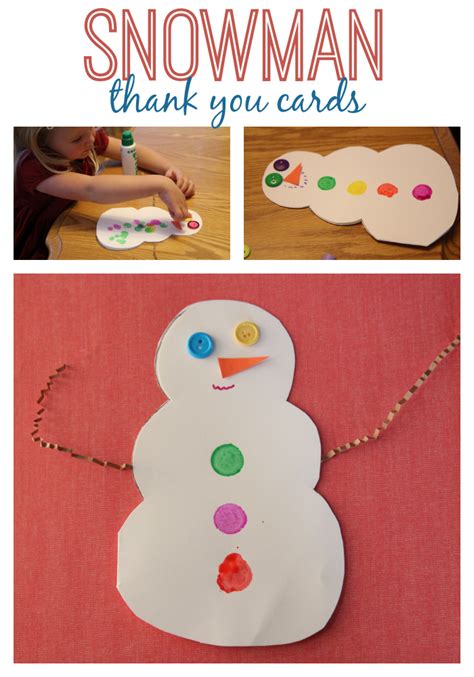 See more ideas about thank you notes, notes, thank you cards. Toddler Approved!: Snowman Thank You Cards for Kids