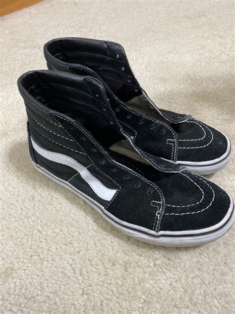 These Are Used Vans Hi Sk8 No Laces The Shoes Are Still In Good