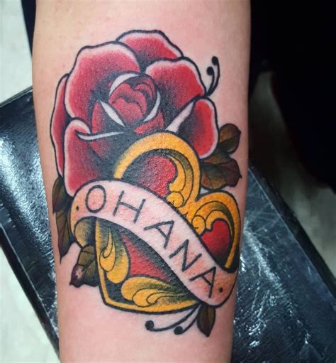 55 Delightful Ohana Tattoo Designs No One Gets Left Behind
