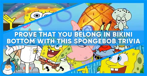 Only True Spongebob Fans Can Answer All These Questions Magiquiz