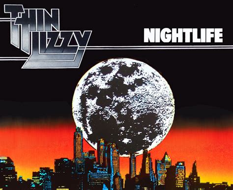 Thin Lizzy Nightlife Poster Art Print Vintage Retro Pop Album Art