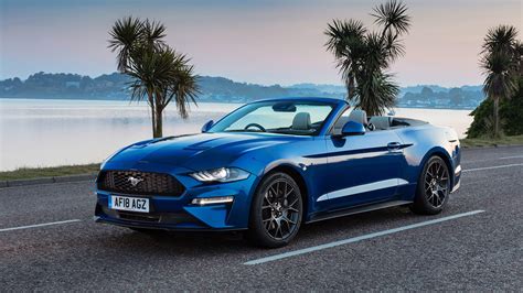 Fotos Ford Mustang 2018 Ecoboost Convertible Cabriolet 1920x1080
