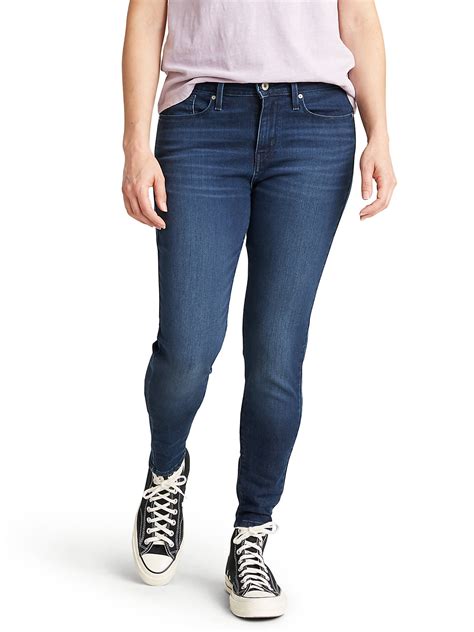 Signature By Levi Strauss And Co Signature By Levi Strauss And Co Womens Mid Rise Super Skinny