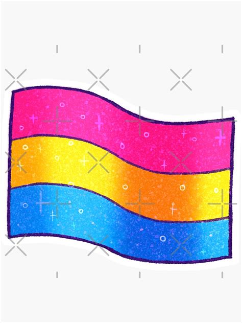 Pansexual Pride Flag Sticker For Sale By Pasteks Cave Redbubble