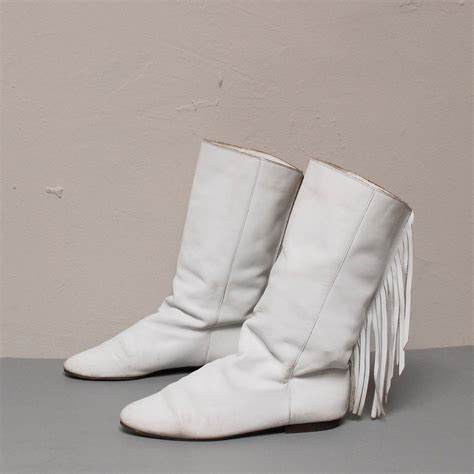 size-7-moccasin-white-leather-80s-fringe-ankle-boots-leather-fringe-boots,-white-leather-boots