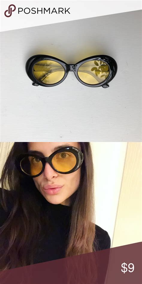 Yellow Lens Clout Goggles Kurt Cobain Glasses Or Clout Goggles