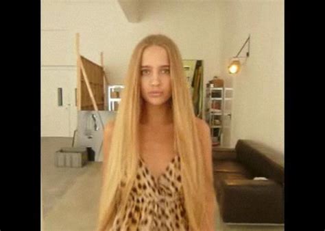 Valeria Sokolova Model Long Blonde Hair Long Hair Beauty Beautiful