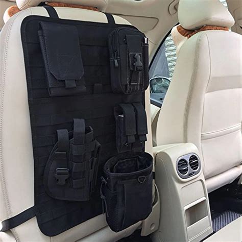Tactical Molle Car Seat Back Organizer Bulletproof Zone