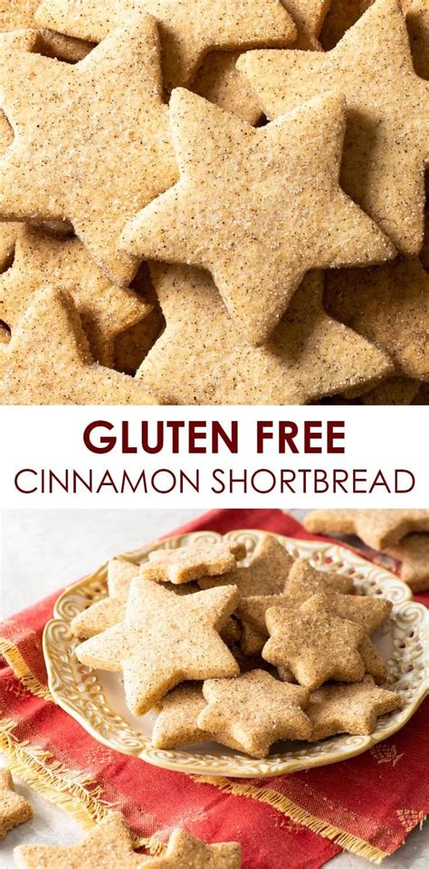 Gluten Free Cinnamon Shortbread Cookies