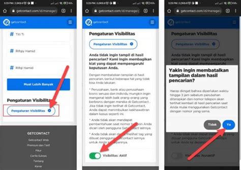 cara memprivate nomor hp